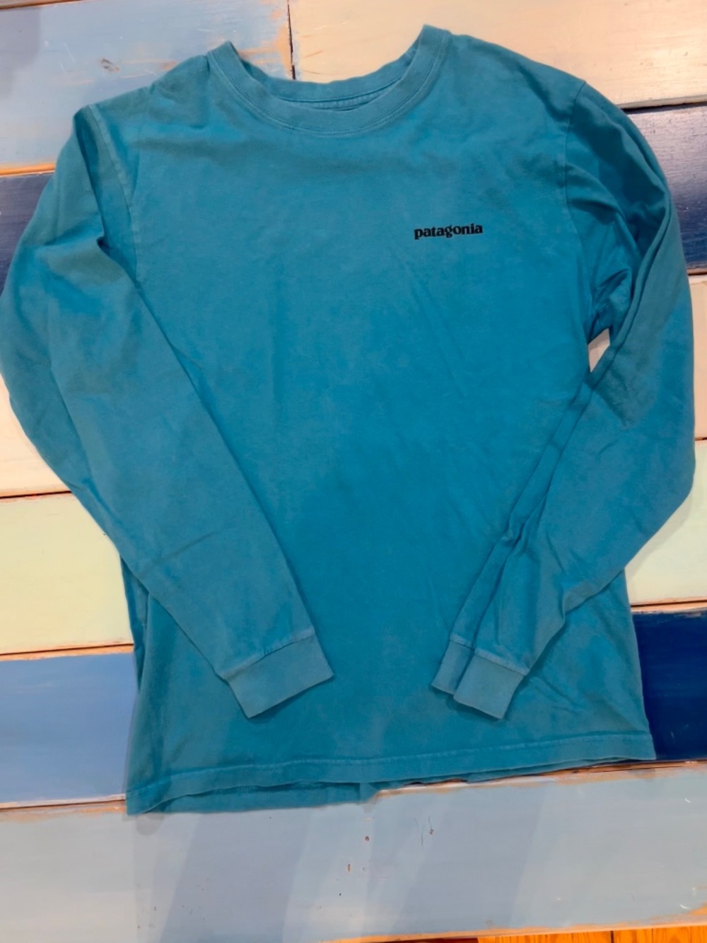 Patagonia Fitz Roy Trout Responsibili-Tee Long Sleeve Shirt Men’s S